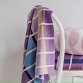 Funky Doris  Plaid Alvin purple - organic cotton