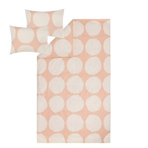 Marimekko Bedlinnen set KIVET perzik roze 240x220cm