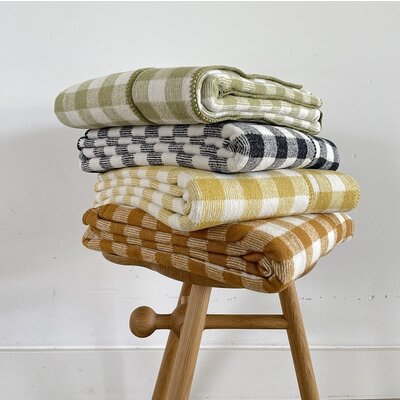 Lina Johansson Plaid Gingham roest bruin 140x180cm