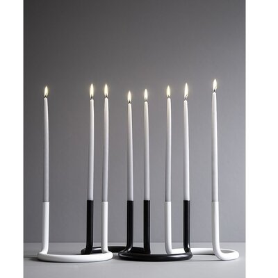 Architectmade Kaarsen zwart set 4 stk - Gemini candle