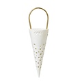 Kähler Design NOBILI CONE hanger wit 15.5cm keramiek