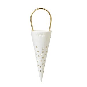 Kähler Design NOBILI CONE hanger wit 15.5cm keramiek