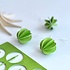 LOVI Original Baubles Ø6cm groen 4pcs - Fins berkenhout