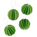 LOVI Baubles Ø6cm groen 4pcs