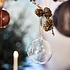 OYOY Living Design Natale glas kerstbal met leren ophang lus - Deens design