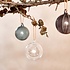 OYOY Living Design Natale glas kerstbal met leren ophang lus - Deens design