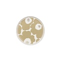 Marimekko Unikko serveerbordje beige zilver Ø13.5cm