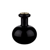 Marimekko Kandelaar Butticula zwart glas H14.5cm - Fins design