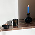 Marimekko Kandelaar Butticula zwart glas H14.5cm - Fins design