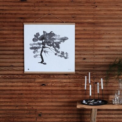 Teemu Järvi  PINE Tree art print poster 50x50cm - Fins design