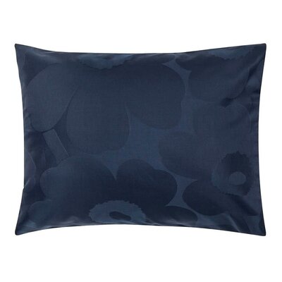 Marimekko Unikko Bedkussensloop donker blauw  60x65cm - 198TC Katoen