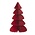 Bungalow DK Paper Tree H26cm Ruby red