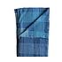 Funky Doris  Plaid Ruth blauw 130x170cm - eco cotton