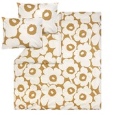 Marimekko Unikko Bedlinnen set zand-offwhite 240x220cm