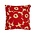 Marimekko Kussenhoes Unikko Copper Red 50x50cm