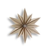 LOVI Decor Star Naturel berken Ø15cm - duurzame decoratie
