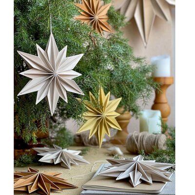 LOVI Decor Star wit small Ø15cm - duurzaam Fins design