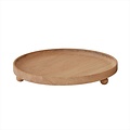 OYOY Living Design Tray Inka wood large Ø30cm