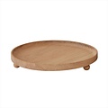 OYOY Tray Inka wood large Ø30cm