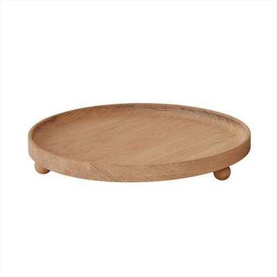 OYOY Living Design Tray Inka wood large Ø30cm  op pootjes - Danish design