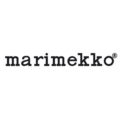 Marimekko Pannenlap Pieni Unikko licht grijs afgeronde hoeken 23x21cm