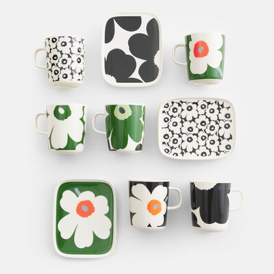 Marimekko Unikko 60th anniversary serveerbordje 12x15cm