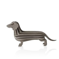 LOVI 3D Teckel – Dachshund Grijs 12cm