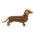 LOVI Teckel Dachshund XL Cinnamon 31cm - 3D DIY zonder lijm in elkaar te zetten