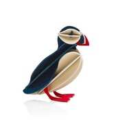 LOVI 3D card Puffin Papegaaiduiker XL blauw 20cm - DIY