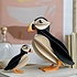 LOVI 3D Puffin Papegaaiduiker zwart orange 10cm - DIY