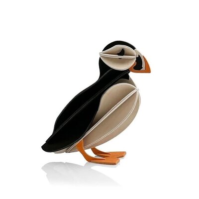 LOVI 3D Puffin Papegaaiduiker XL zwart 20cm