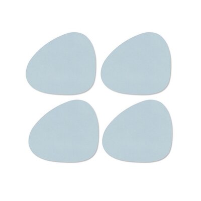 Lind DNA  Curve Onderzetter Nupo Soft Sky 4-pcs - duurzaam Danish design