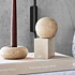 OYOY Living Design SAVI bookend - sier object massief marmer beige Ø14cm