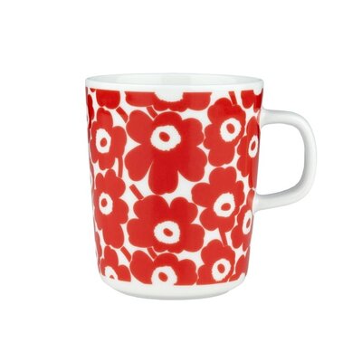 Marimekko Pikkuinen Unikko mok rood 250ml