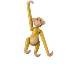 Kay Bojesen Monkey mini vintage geel H10cm