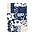 Marimekko Poster Unikko Kollaasi blauw 50x70cm