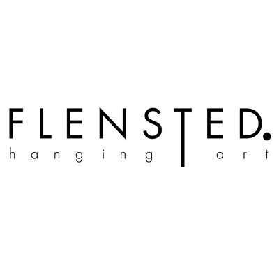 Flensted hanging art Stoer Viking mobile zwart 25x20cm - Handmade in Denmark