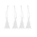Cooee Design Deco TREE hanger set zilver 4 pcs