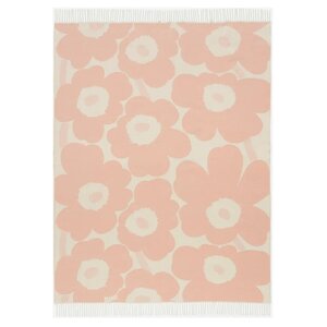 Marimekko Unikko plaid roze 130x180cm