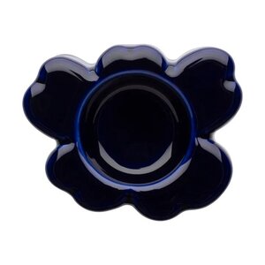 Marimekko Unikko T-light blauw 60th anniversary 8x10cm