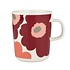 Marimekko Unikko Mok Roze Rood inhoud 2.5dl