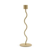 Cooee Design Curved Kandelaar in peanut kleurig metaal H26cm