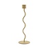 Cooee Design Curved Kandelaar in peanut kleurig metaal H26cm