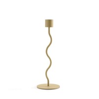 Curved Kandelaar peanut H23cm