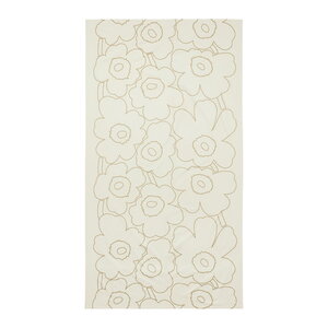 Marimekko Tafelkleed Piirto Unikko goud 135x250cm