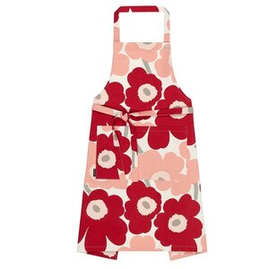 Marimekko Unikko Schort rood roze 84x85cm