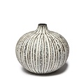 Lindform Bari vaas Large Stone Stripe H10cm
