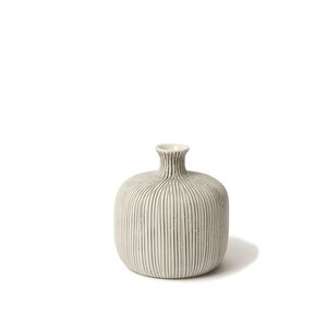 Lindform Bottle vaasje grijs H7cm