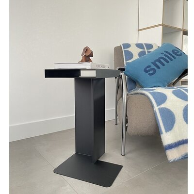 NOMESS Copenhagen Bijzettafel RADAR Black B34xH54xD36cm - stoer Deens design