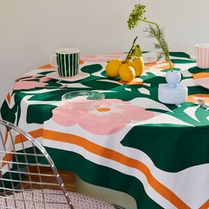 Marimekko Tafelkleed GreenGreen 140x145cm groen rose